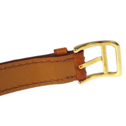 Hermes 1998 * Chestnut Ostrich Kelly Bracelet □B