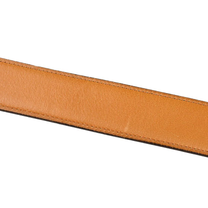 Hermes 1976 Ebene Natural Box Calf Belt Small Good