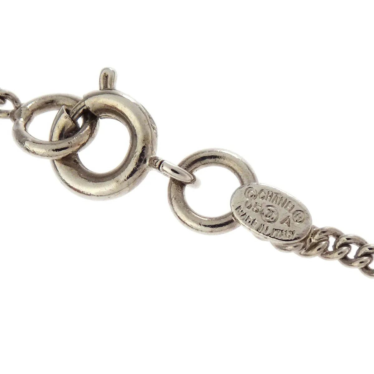 Chanel Silver Chain CC Trump Bracelet 05A