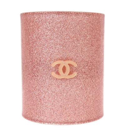 Chanel Hair Clip Hairpin Barrette Silver Pink 00A