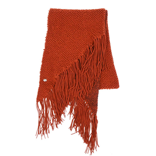 Chanel Bordeaux Shawl Stole Small Good
