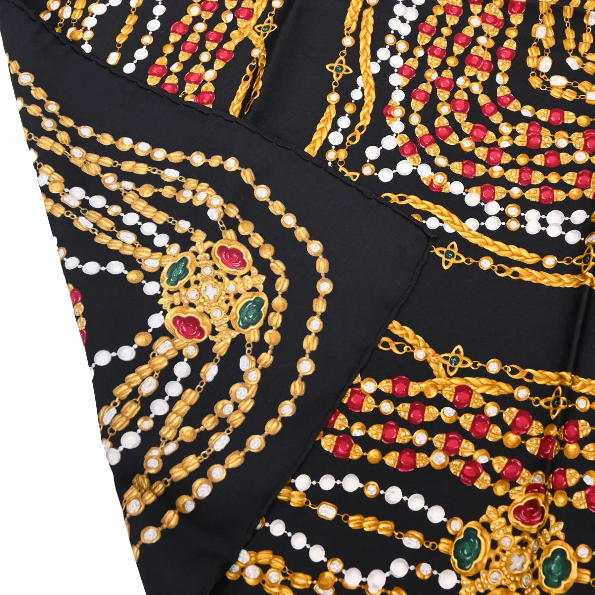 Chanel Black Scarf Small Good