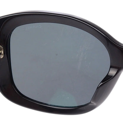 Chanel Sunglasses Eyewear Black Beige Small Good