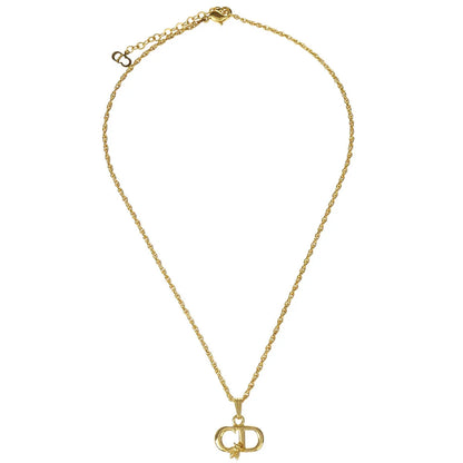 Christian Dior Bee CD Necklace Pendant Gold
