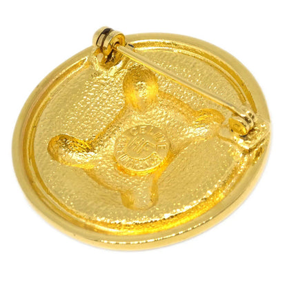 Celine Brooch Pin Gold HF