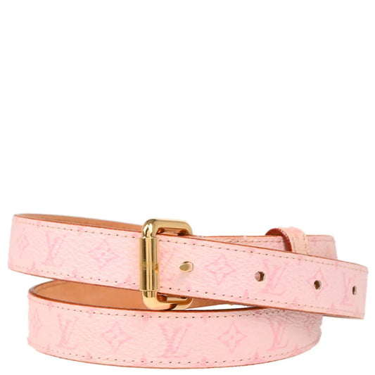 Louis Vuitton 2003 Pink Cherry Blossom Ceinture Belt M9273W #80/32