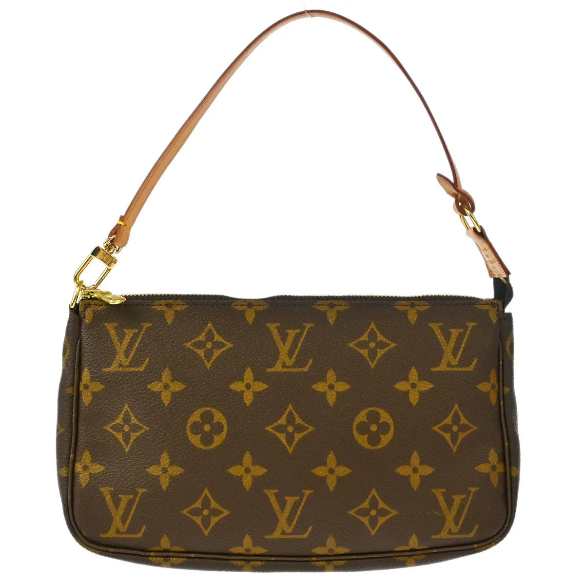 LOUIS VUITTON ルイヴィトン ポーチ 茶(総柄) - 4500224Y0273 LOUIS VUITTON（ルイヴィトン）ポーチ 茶 サイズ:- レディース