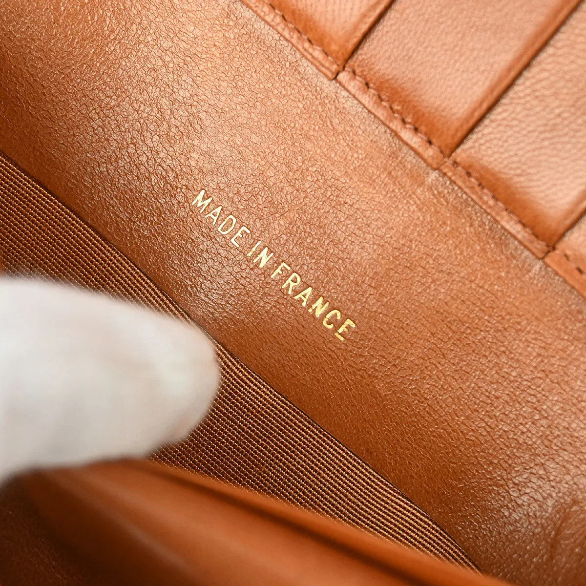 Chanel 1994-1996 Brown Lambskin Bicolore Wallet