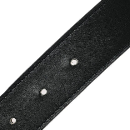 Hermes 2003 Black Box Calf Constance Reversible Belt #70 Small Good