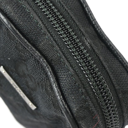 Gucci Black Canvas GG Cigarette Case Pouch