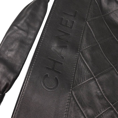 Chanel 2006-2008 Black Calfskin Tote Handbag