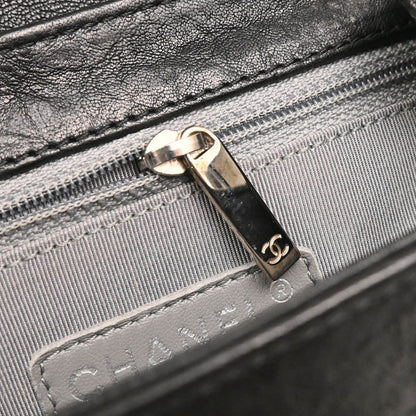 Chanel 2014 Black Calfskin Chain Around Shoulder Bag