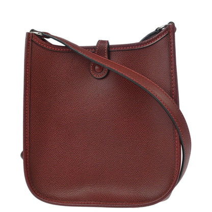 Hermes 2011 Rouge H Epsom Evelyne TPM Shoulder Bag