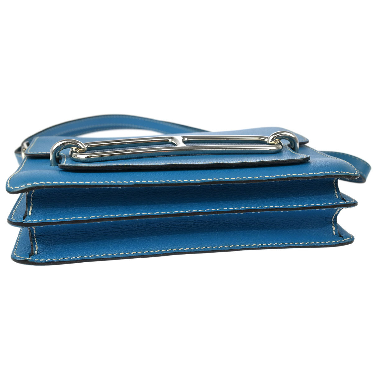 Hermes 2017 Blue Zanzibar Evercolor Roulis 23 Shoulder Bag