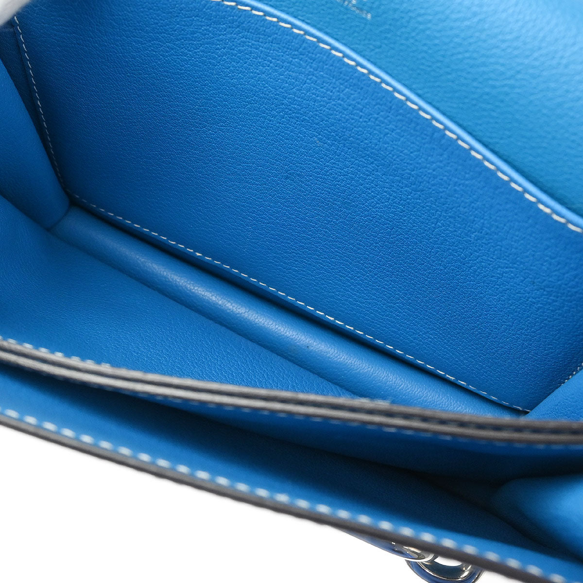 Hermes 2017 Blue Zanzibar Evercolor Roulis 23 Shoulder Bag