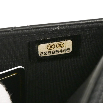 Chanel 2016-2017 Black Lambskin Classic WOC Wallet On Chain