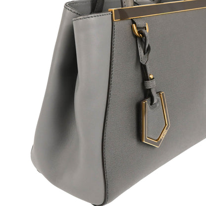 Fendi Gray Petite 2Jours Tote Bag
