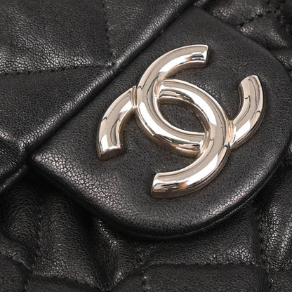 Chanel 2013-2014 Black Calfskin Chain Around Shoulder Bag