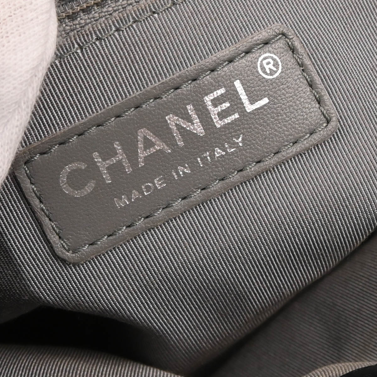 Chanel 2013-2014 Black Calfskin Chain Around Shoulder Bag