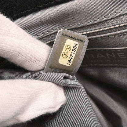 Chanel 2013-2014 Black Calfskin Chain Around Shoulder Bag