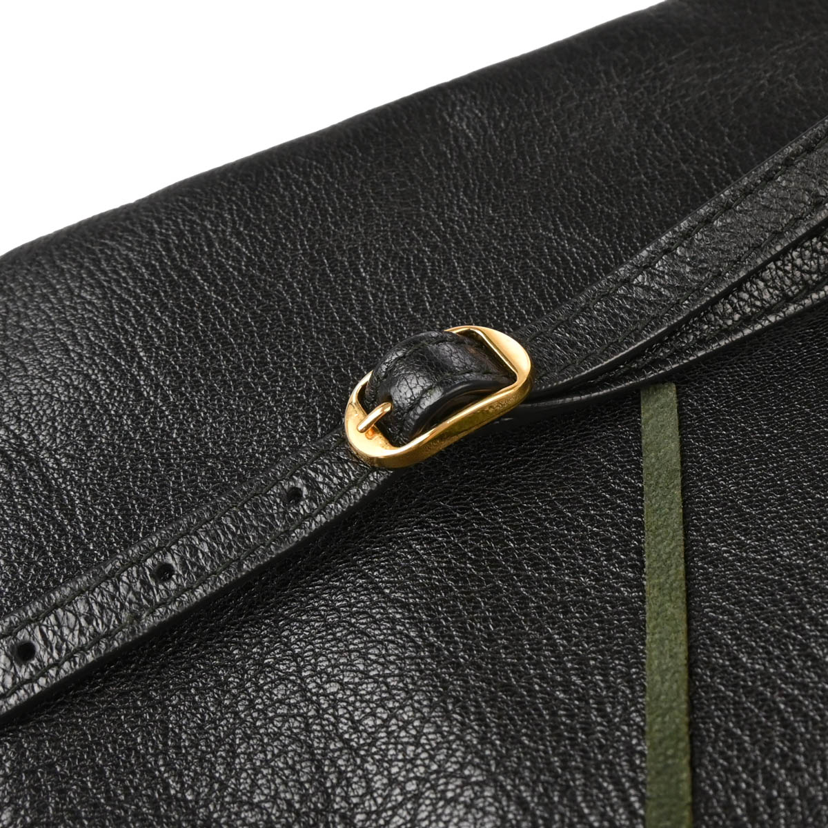 Balenciaga Black Leather Envelope Shoulder Bag