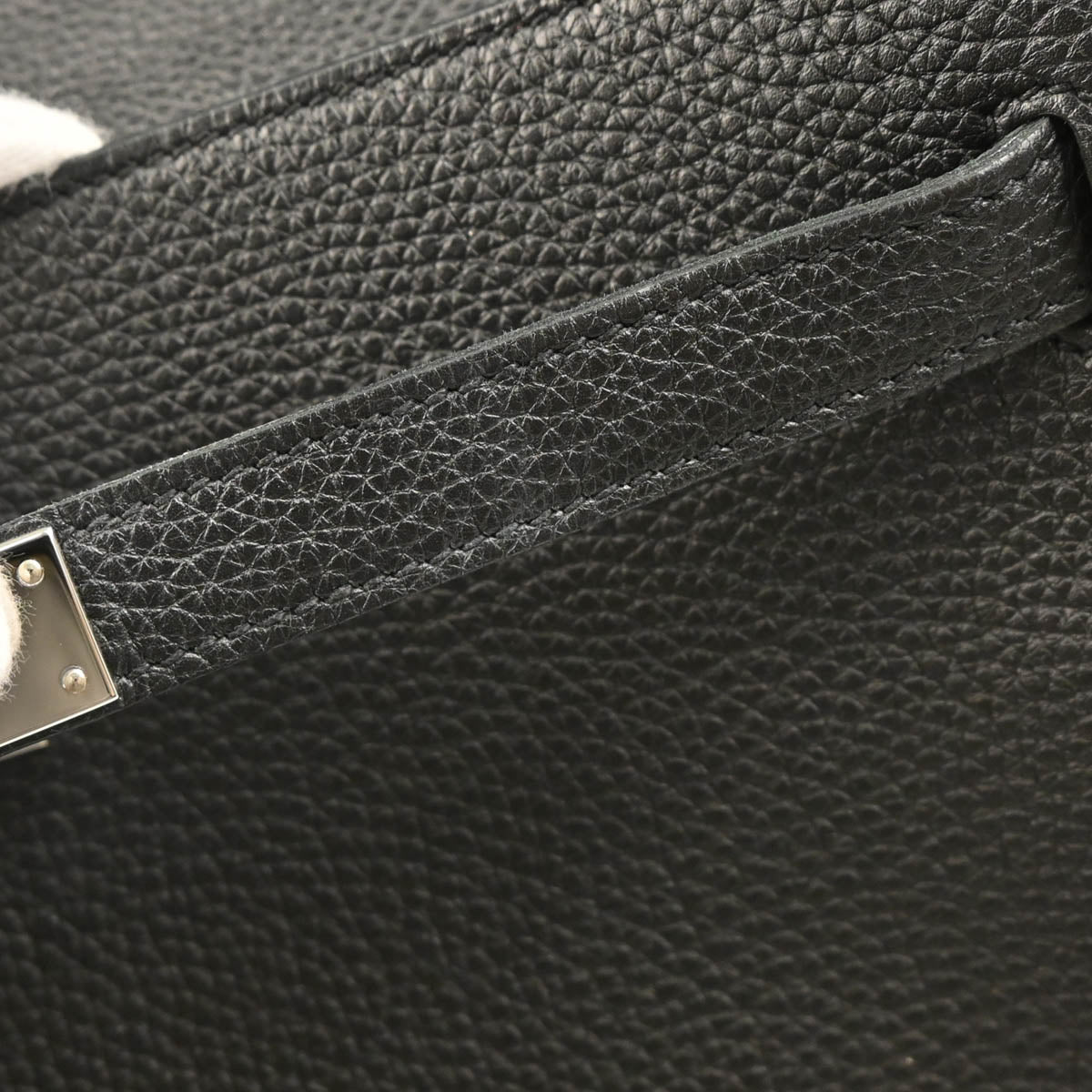 Hermes Black Taurillon Clemence Kelly 32 Retourne 2way Shoulder Handbag