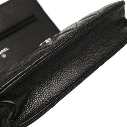 Chanel 2019 Black Caviar Classic WOC Wallet On Chain