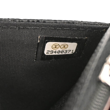 Chanel 2019 Black Caviar Classic WOC Wallet On Chain