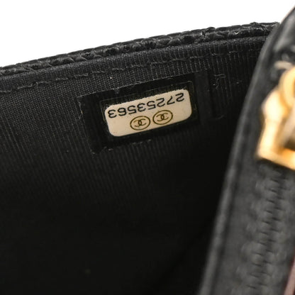 Chanel 2019 Black Caviar Classic WOC Wallet On Chain