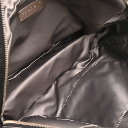 Chanel 2010-2011 Black Lambskin Mademoiselle Lock Shoulder Bag