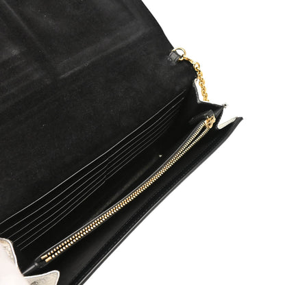 Yves Saint Laurent Metallic Silver Leather Belle de Jour WOC