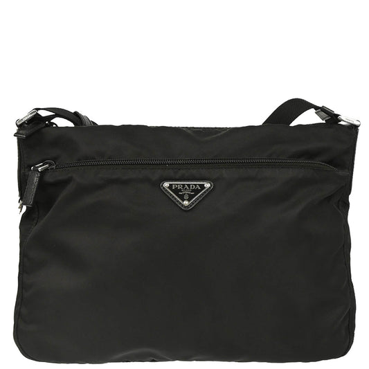 Prada Black Nylon Shoulder Bag