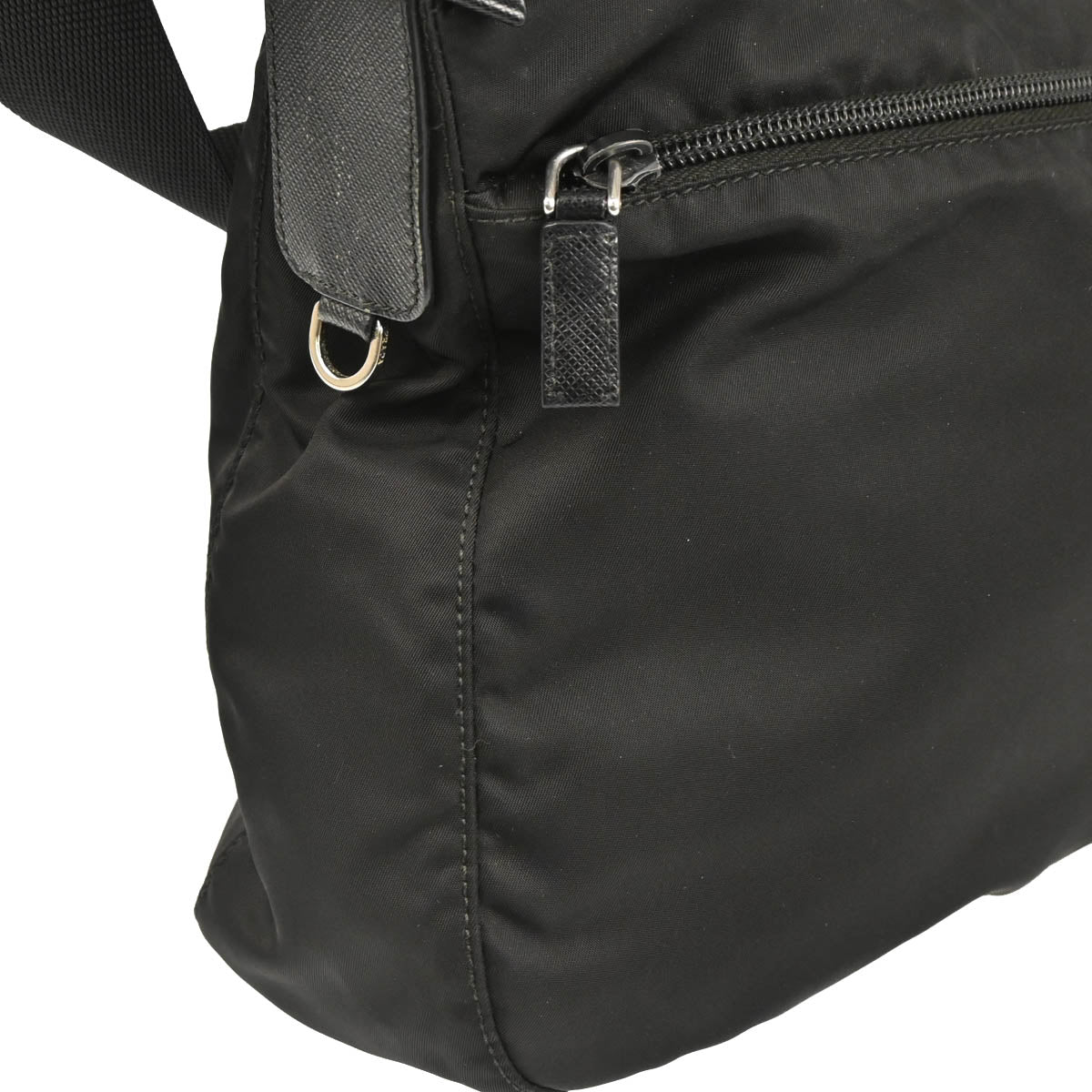 Prada Black Nylon Shoulder Bag
