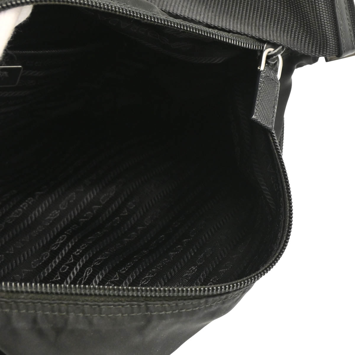Prada Black Nylon Shoulder Bag