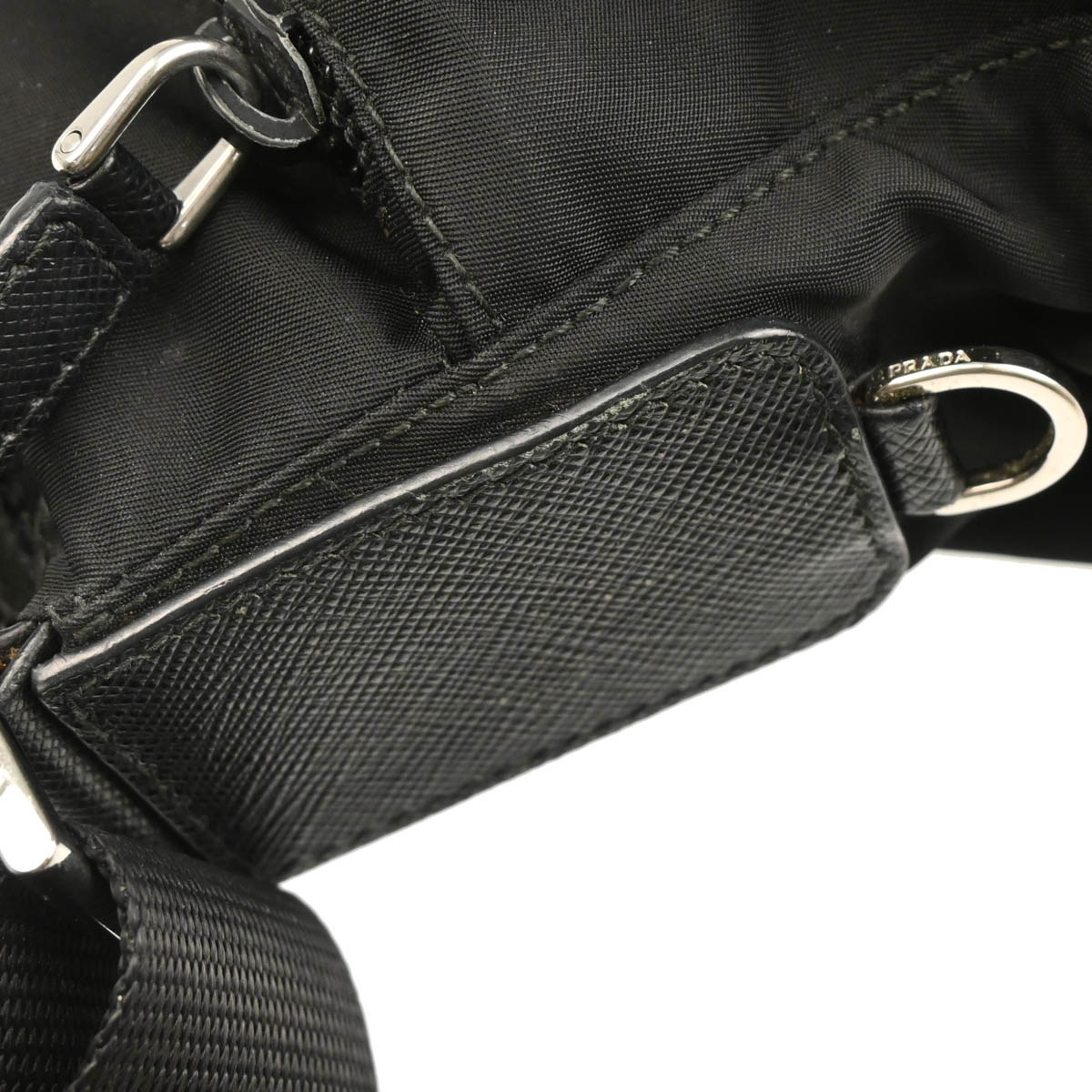 Prada Black Nylon Shoulder Bag
