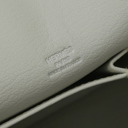 Hermes 2013 Pearl Grey Taurillon Clemence Jypsiere 28 Shoulder Bag
