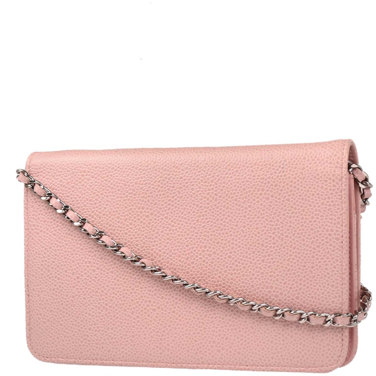 Chanel 2012 Pink Caviar Timeless WOC Wallet On Chain