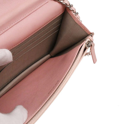 Chanel 2012 Pink Caviar Timeless WOC Wallet On Chain