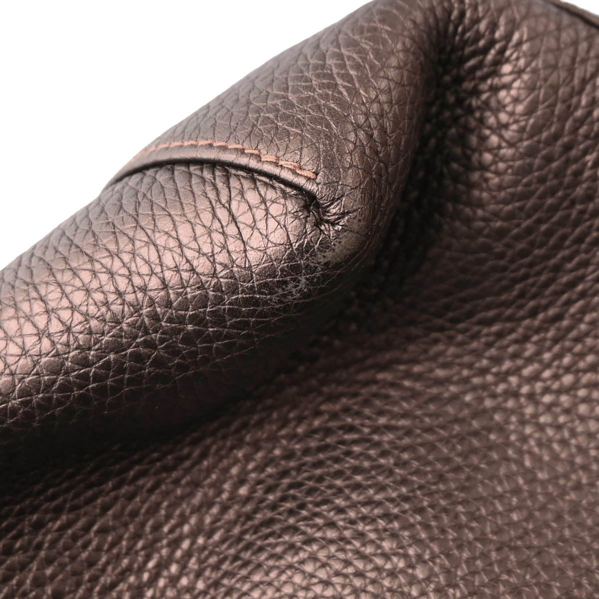 Hermes Chocolat Black Taurillon Double Sens 36 Reversible Tote Handbag