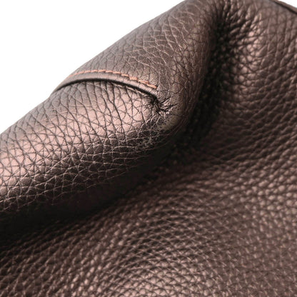 Hermes Chocolat Black Taurillon Double Sens 36 Reversible Tote Handbag