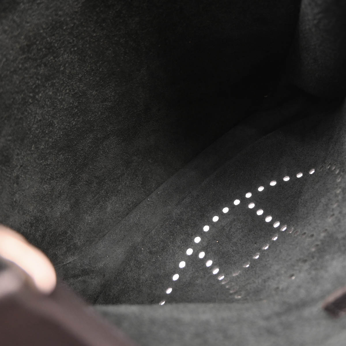 Hermes 2015 Black Taurillon Clemence Evelyne 3 GM Shoulder Bag