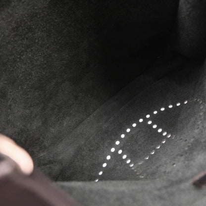 Hermes 2015 Black Taurillon Clemence Evelyne 3 GM Shoulder Bag