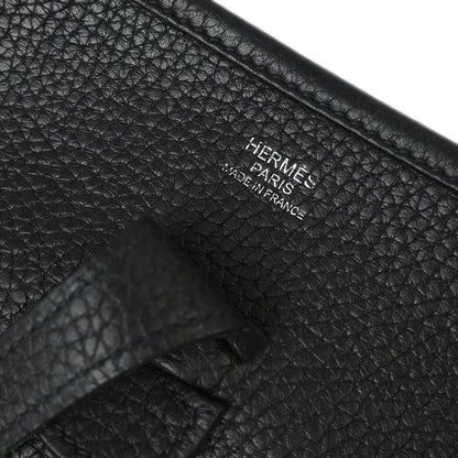 Hermes 2017 Black Taurillon Clemence Evelyne 3 29 PM Shoulder Bag