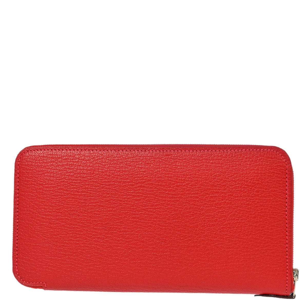 Hermes 2013 Rouge Garance Taurillon Clemence Asap Long Wallet