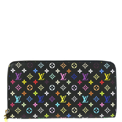 Louis Vuitton 2016 Black Multicolor Zippy Wallet M60243