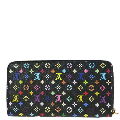 Louis Vuitton 2016 Black Multicolor Zippy Wallet M60243