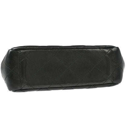Chanel 1996-1997 Black Lambskin Top Handle Handbag