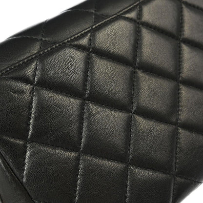 Chanel 1996-1997 Black Lambskin Top Handle Handbag