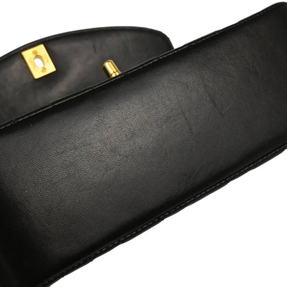 Chanel 1994-1996 Black Lambskin Small Diana Shoulder Bag