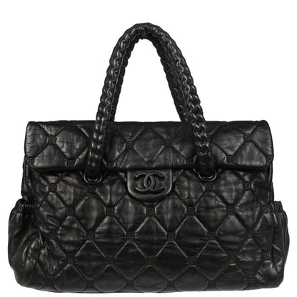 Chanel 2008-2009 Black Lambskin Handbag